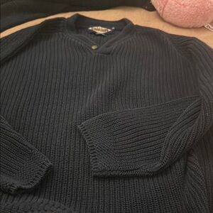 Men's Ruff Hewn 100% cotton XL Navy Sweater